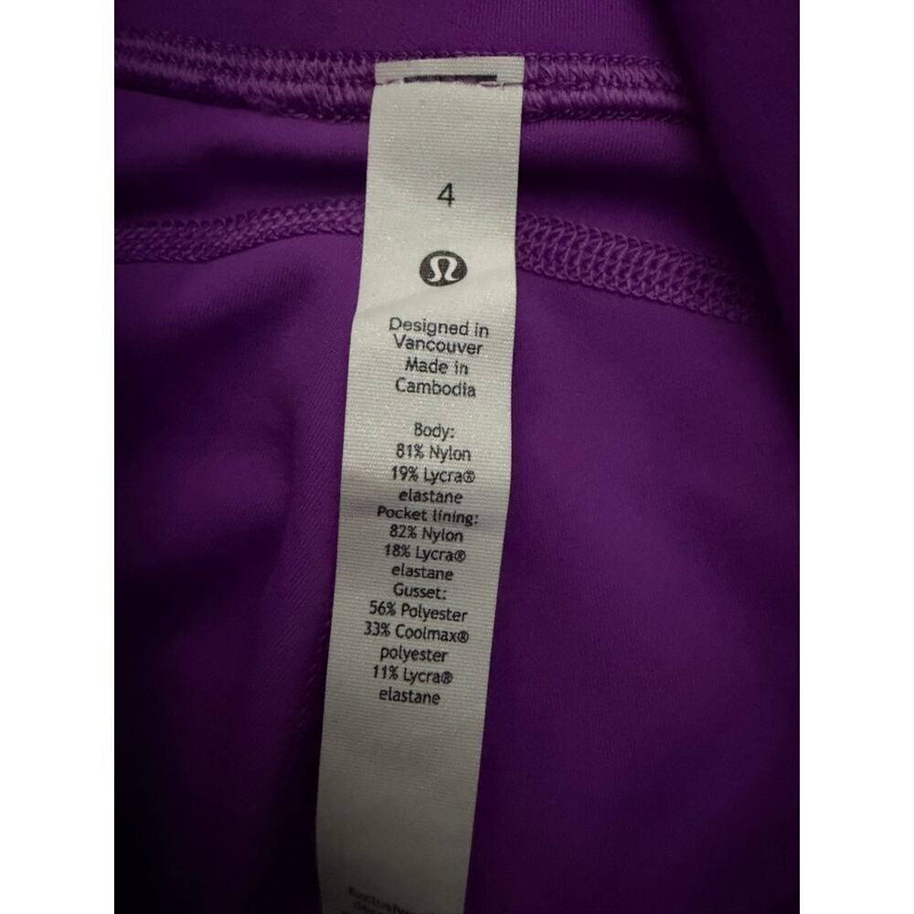 Lululemon Groove Super-High-Rise Flared Pant *Nulu Moonlit Magenta size 4 - Picture 5 of 9